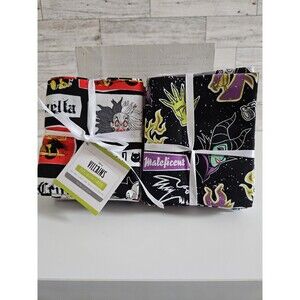 Disney Villains Fat Quarters Fabric 2PK